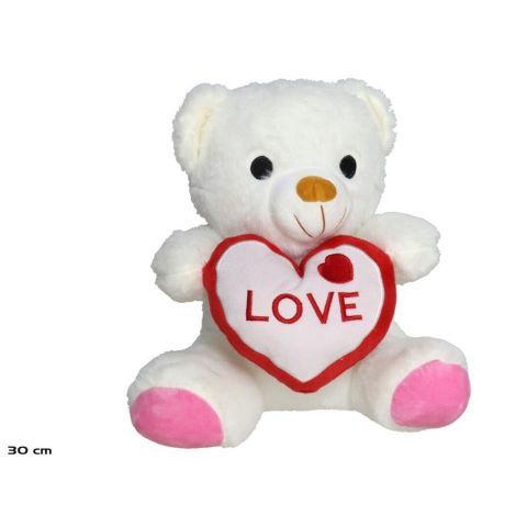 OSITO BLANCO 30 CMS *LOVE 0093